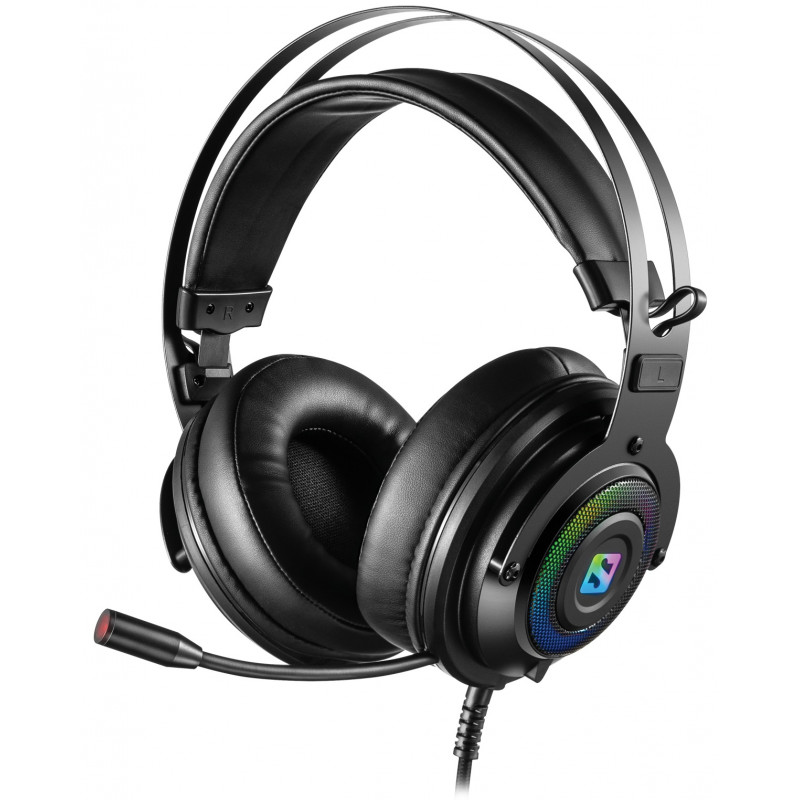 Casque Gaming RGB USB 7.1 Sandberg Dizruptor Noir