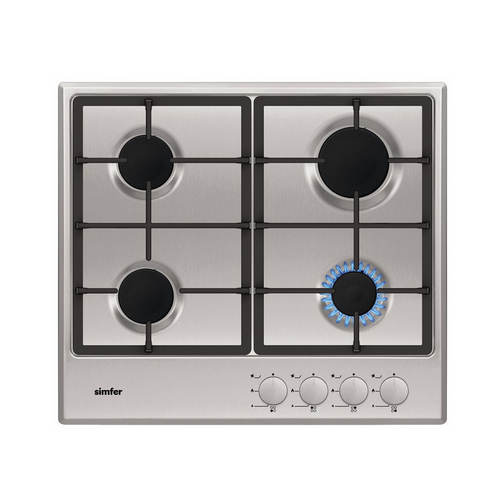 Plaque de cuisson encastrable Simfer 4 Feux - 60cm - Inox
