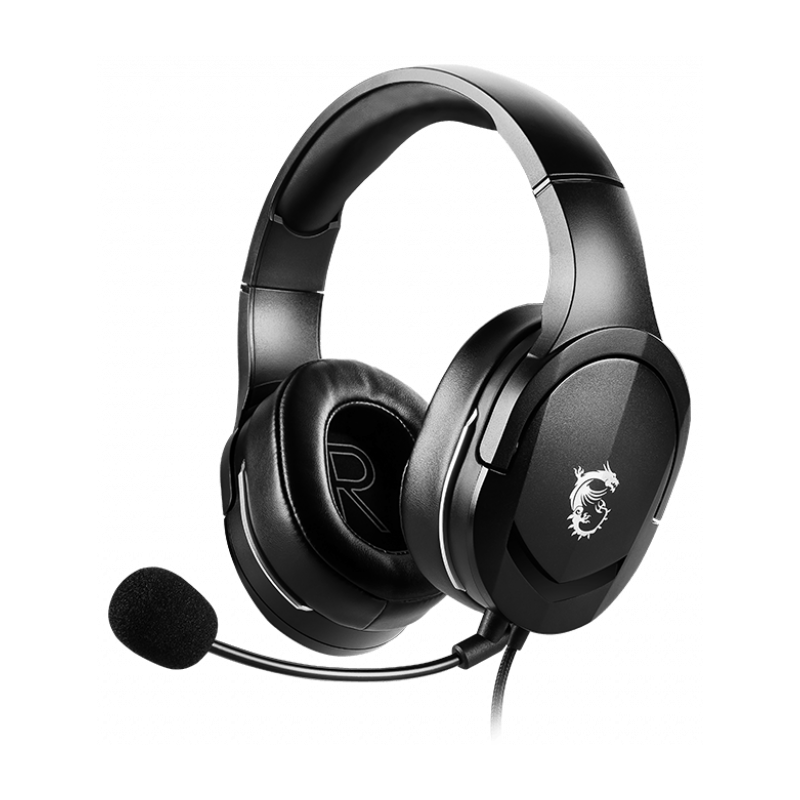 Casque Micro Gaming Pliable MSI Immerse GH20 / Noir