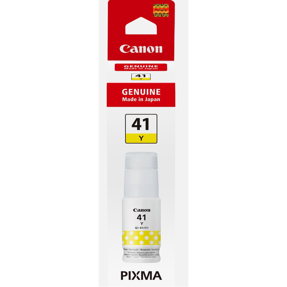 Bouteille d'encre Originale Canon GI-41 Jaune 7700 pages