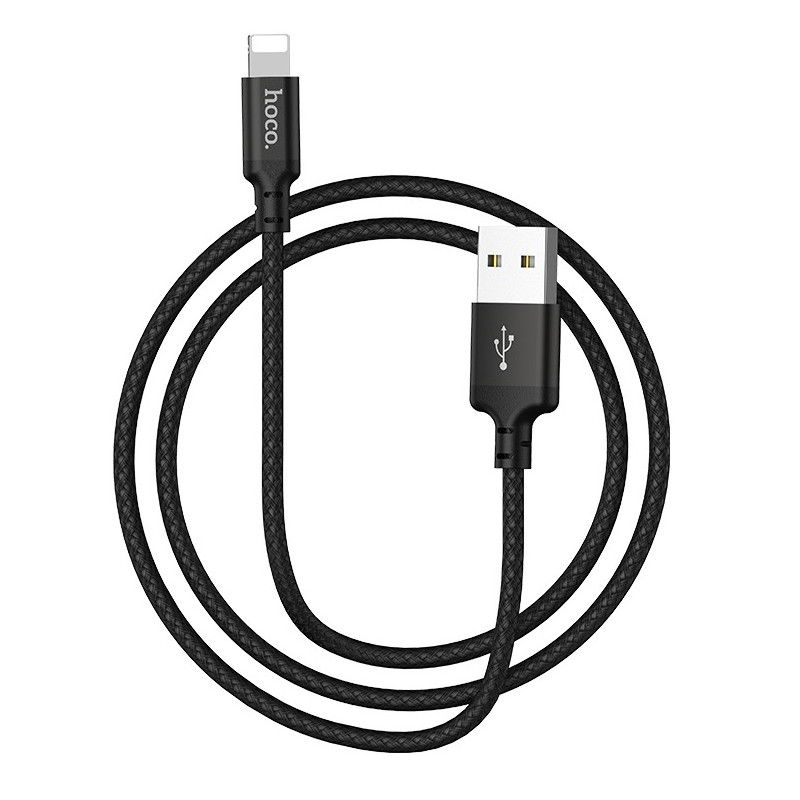 Câble Hoco X14 iPhone / 3A / Noir