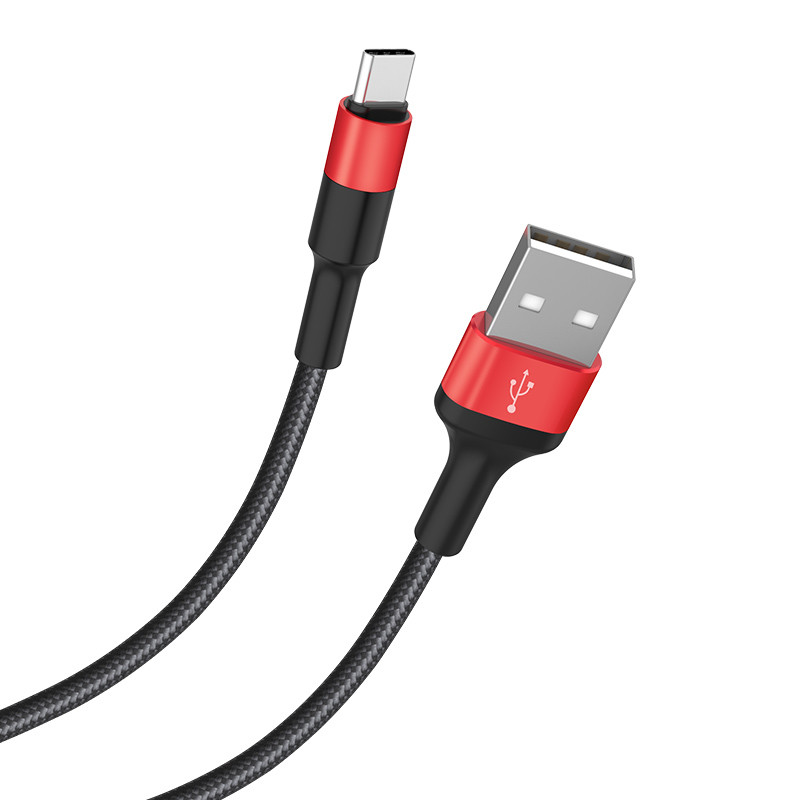 Câble USB Hoco X26 Pour Type-C Flash / Noir