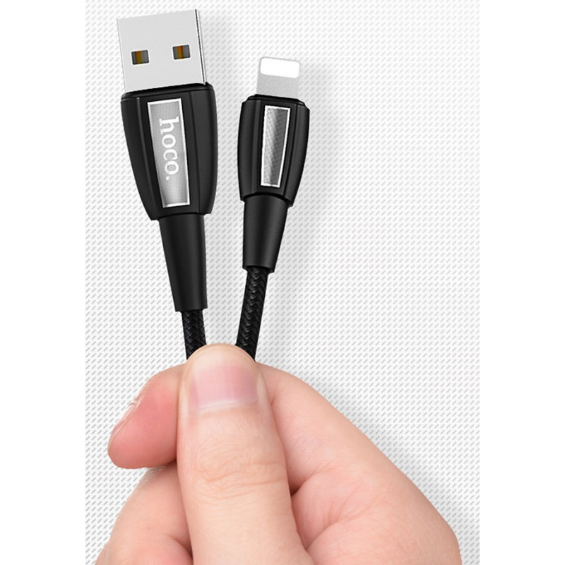 CÂBLE USB HOCO X39 2.4A Pour IPHONE / 1 M / Noir