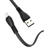 CÂBLE USB HOCO X40 2.4A Pour iPhone / 1 M / Noir