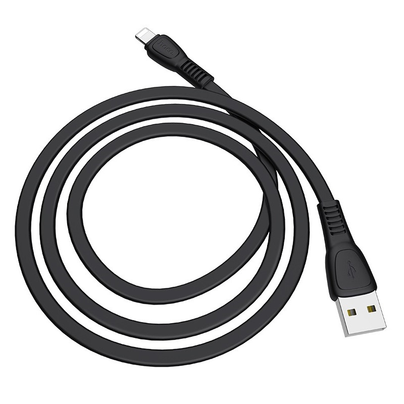CÂBLE USB HOCO X40 3A Pour iPhone / 1 M / Noir