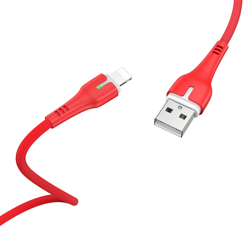 CÂBLE USB HOCO X45 3A Pour iPhone / 1 M / Rouge