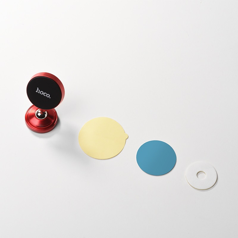 Mini Support de Voiture Magnétique Hoco CA36 / Rouge