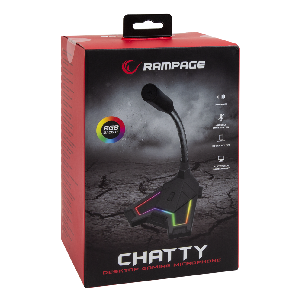 Microphone Gamer Rampage Chatty SN-RMX2