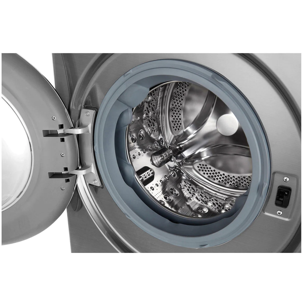 Machine à laver à Vapeur LG 9 Kg / Smart DD 6M / Silver