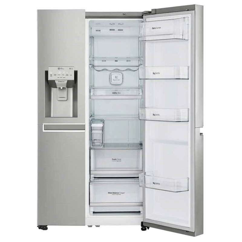 Réfrigérateur Side By Side LG Smart No Frost 668L / Blanc