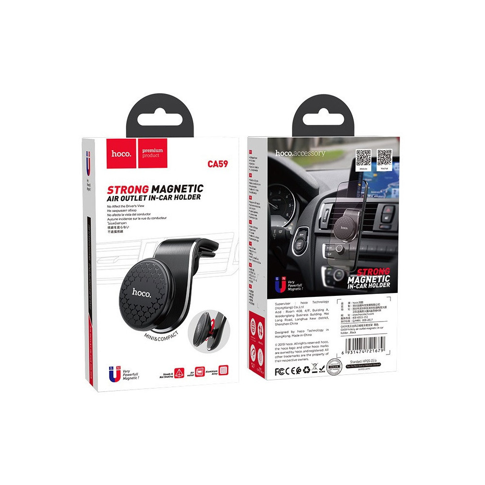 Mini Support de Voiture Magnétique Hoco CA59