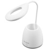 Lampe de bureau rechargeable 19LED Blanc - S-link SL-8715