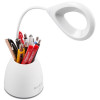 Lampe de bureau rechargeable 19LED Blanc - S-link SL-8715