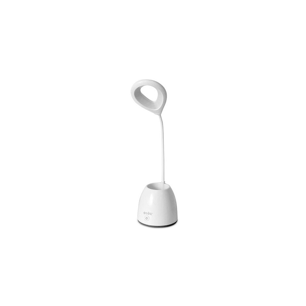 Lampe de bureau rechargeable 19LED Blanc - S-link SL-8715