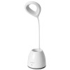 Lampe de bureau rechargeable 19LED Blanc - S-link SL-8715