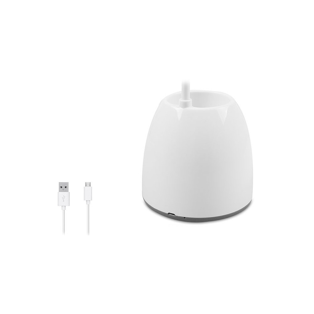 Lampe de bureau rechargeable 19LED Blanc - S-link SL-8715