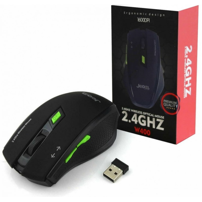 Souris Gaming Sans Fil Jedel W400 / 1600 dpi