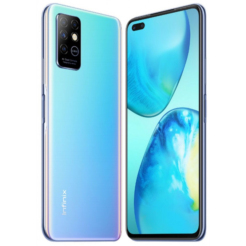 Téléphone Portable Infinix Note 8 / 4G / Double SIM / Bleu Claire