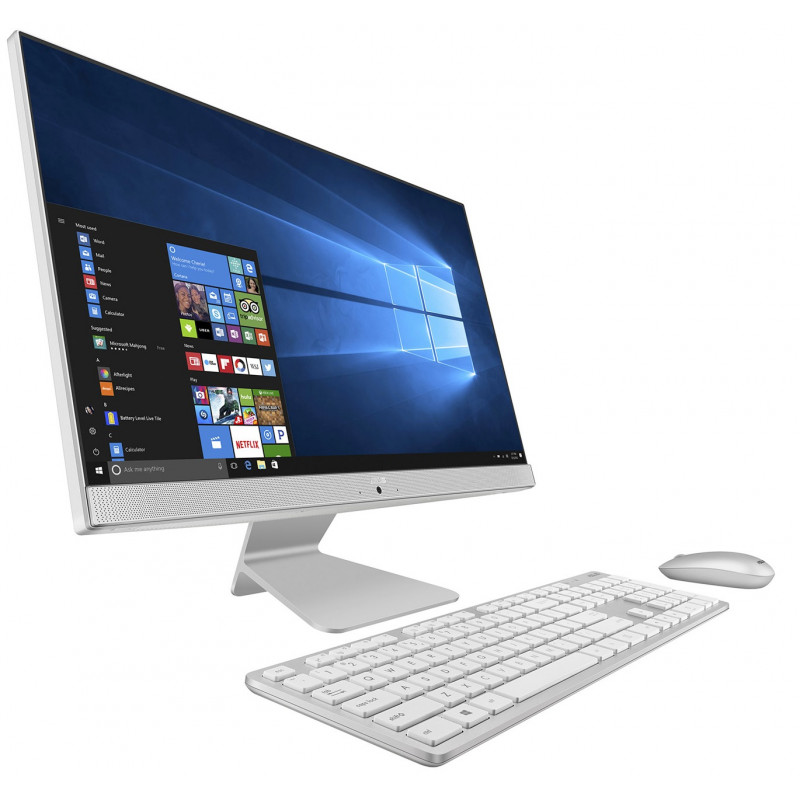 PC de bureau All-in-One Asus Vivo AiO V241EAK / i5 11è Gén / 8Go / 256Go SSD Blanc