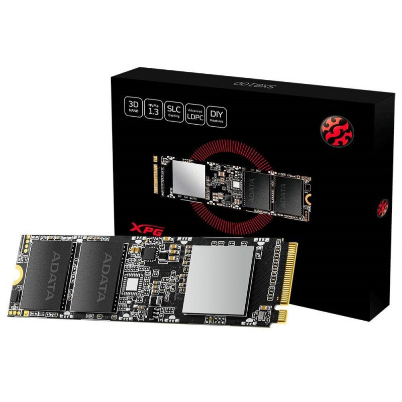 Disque Dur Interne SSD Adata XPG SX8100 PCIe Gen3x4 M.2 2280 / 256 Go