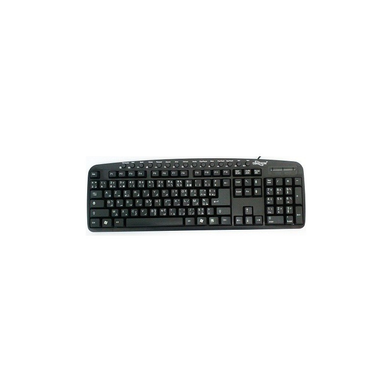 Clavier Multimédia Tech-Com PS2 Bilingue 