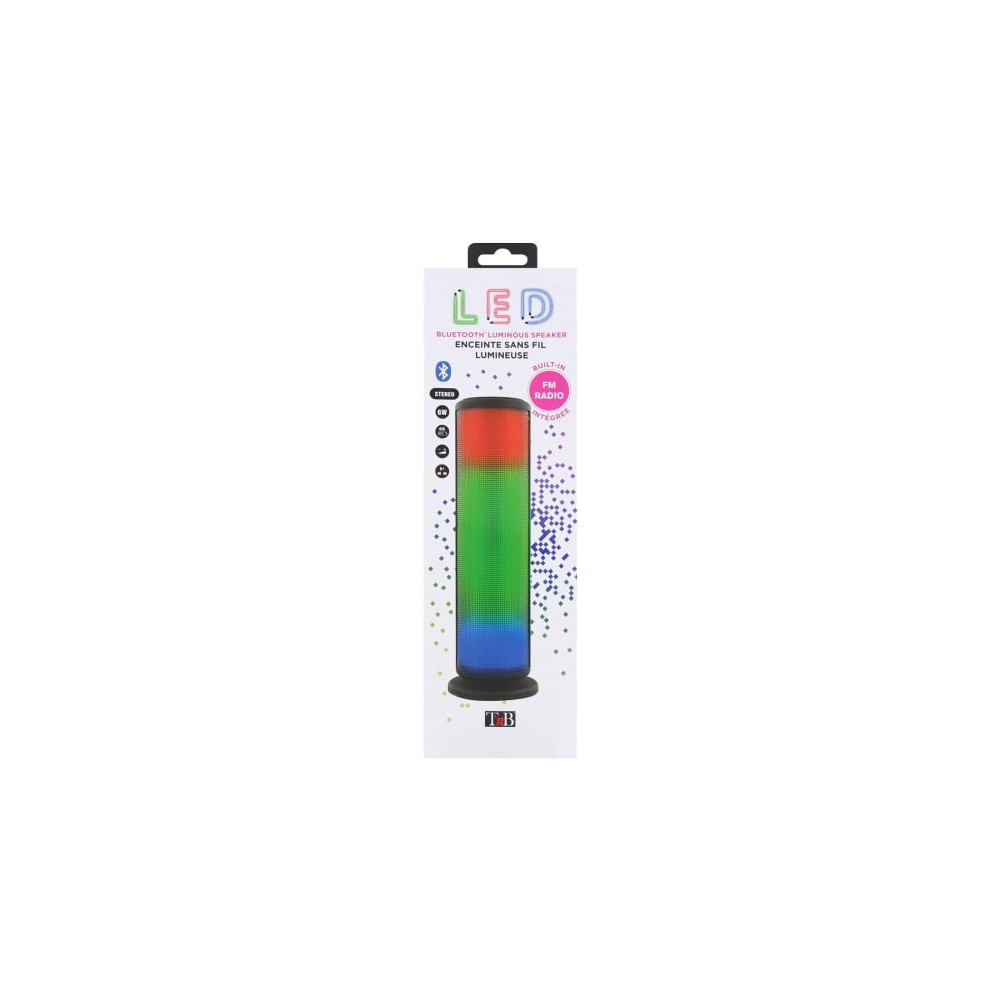 Haut-parleur Bluetooth LED Discolight 6w Avec Bt