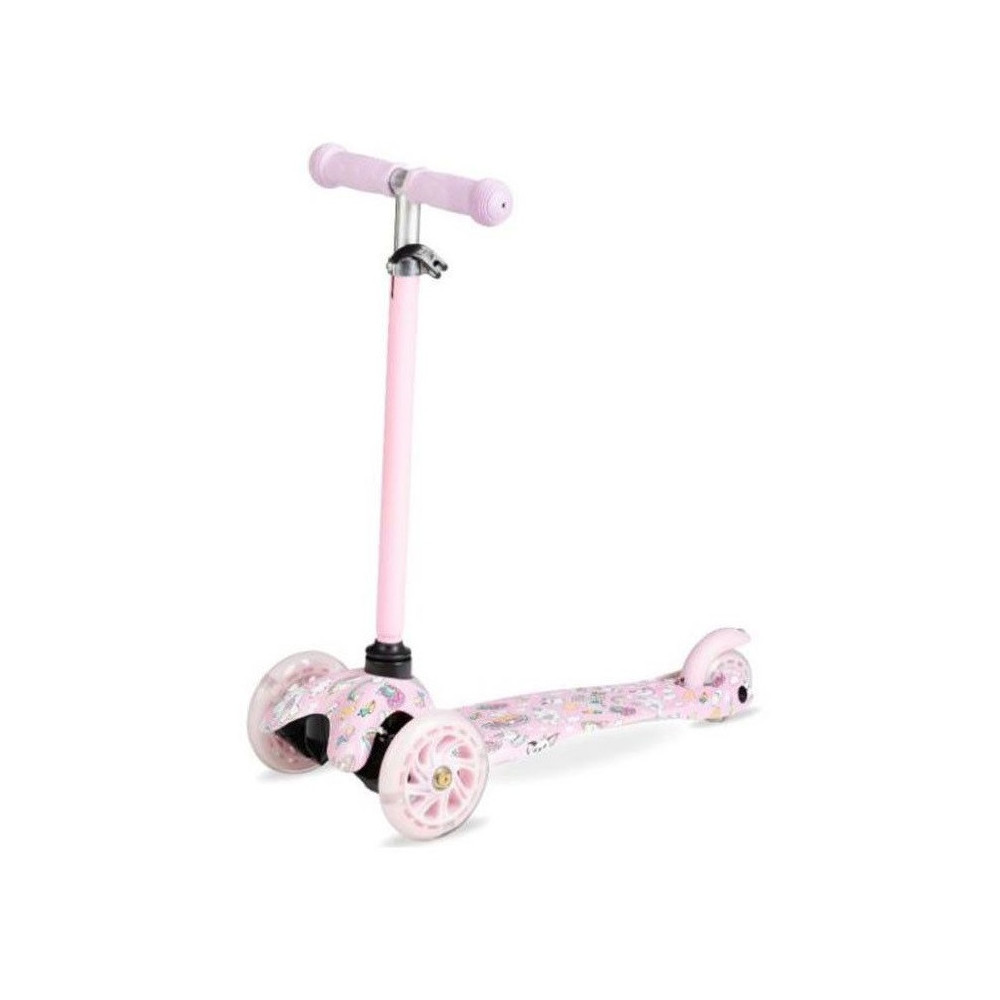 Trottinette Qkids Pour Enfant / Rose / LED