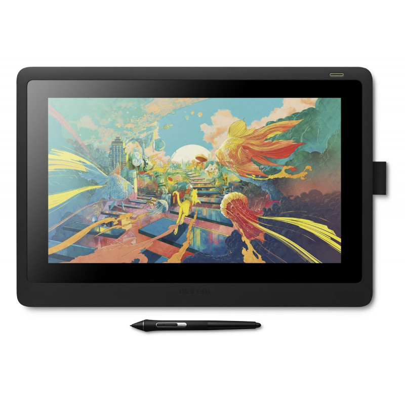 Tablette Graphique Wacom Cintiq Full HD 15.6" avec Stylet / Noir