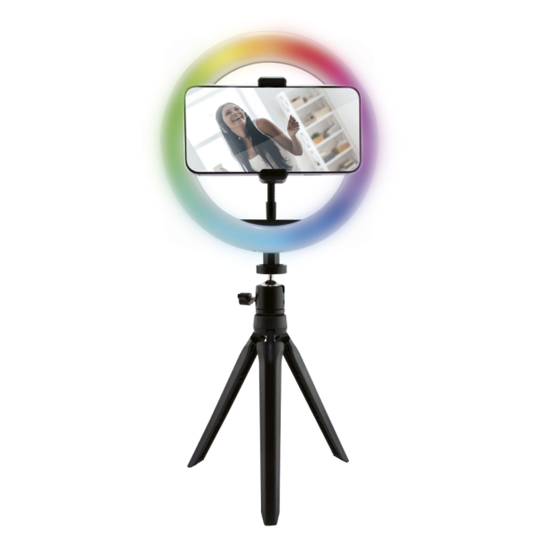 Anneau Lumineux LED RGB 10″ Avec Trépied Et Télécommande – LIPETY F10-260CW