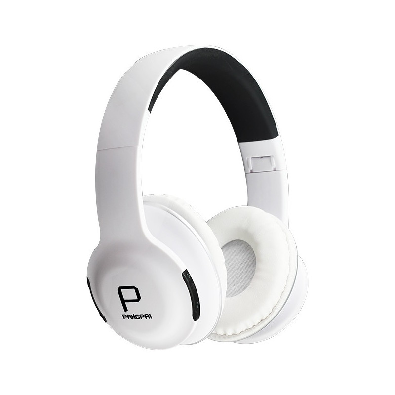 Casque Sans Fil Bluetooth Pliable P67 / Blanc