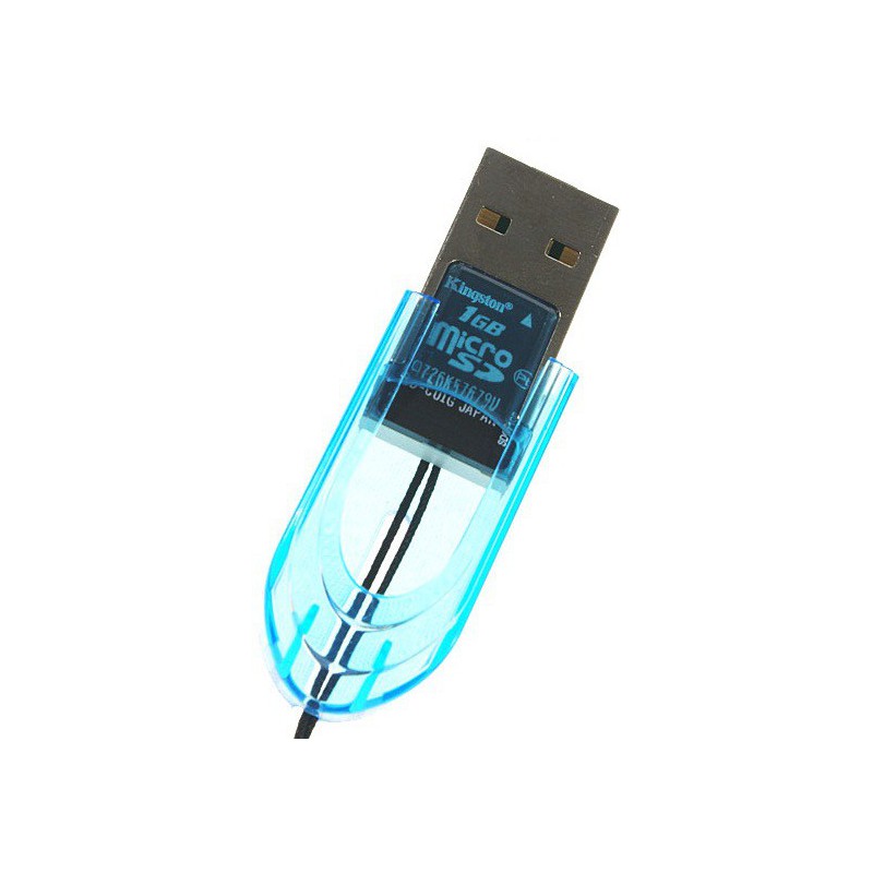 Mini Lecteur de cartes mémoire Micro SD avec Sangle