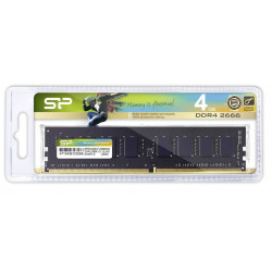 Barette mémoire Silicon Power Pour Pc de bureau DIMM 4 Go DDR4 / 2666 MHz
