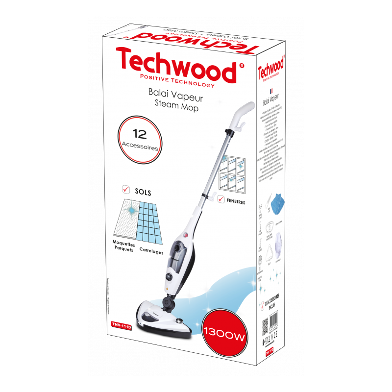 Aspirateur Balai Vapeur TECHWOOD