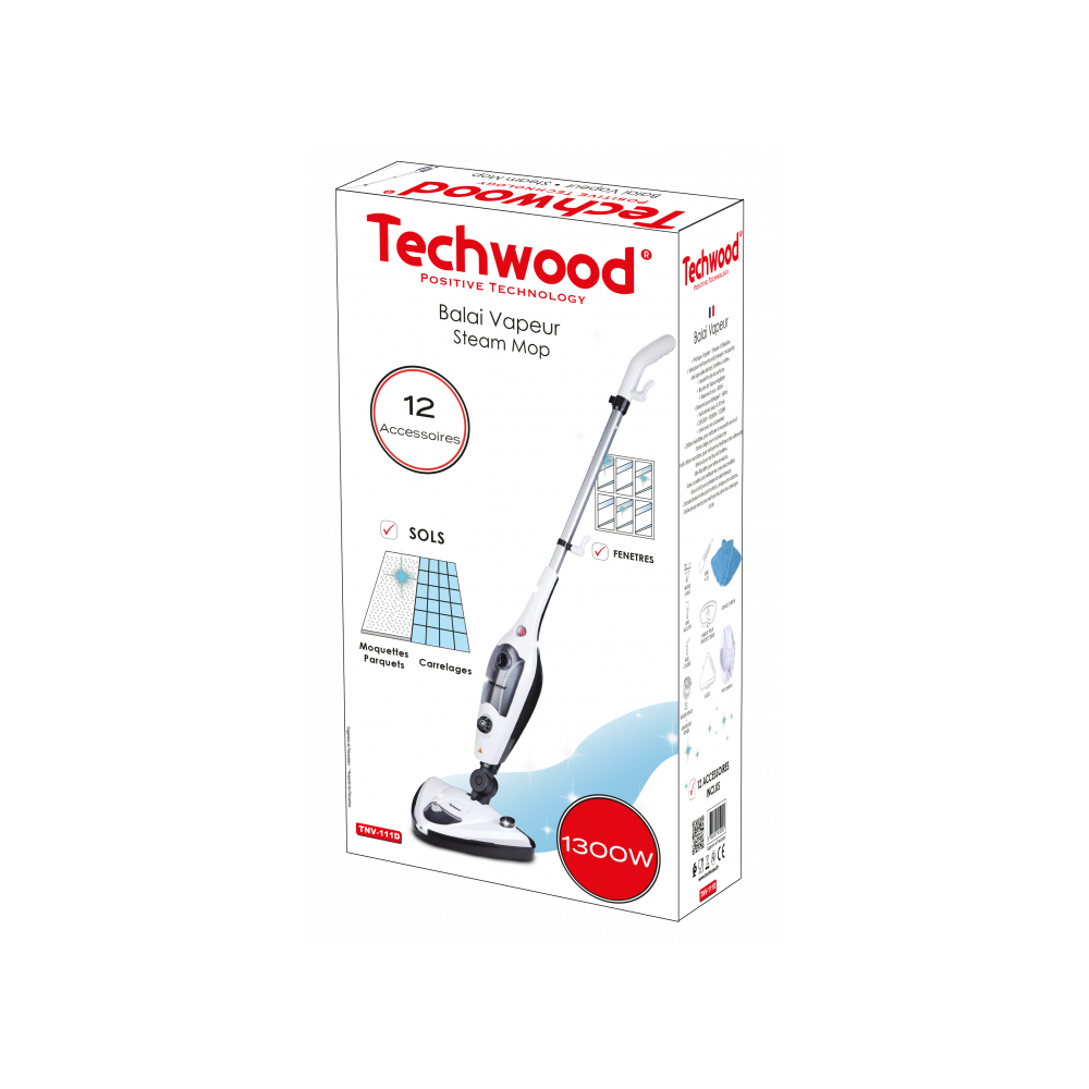 Aspirateur Balai Vapeur TECHWOOD