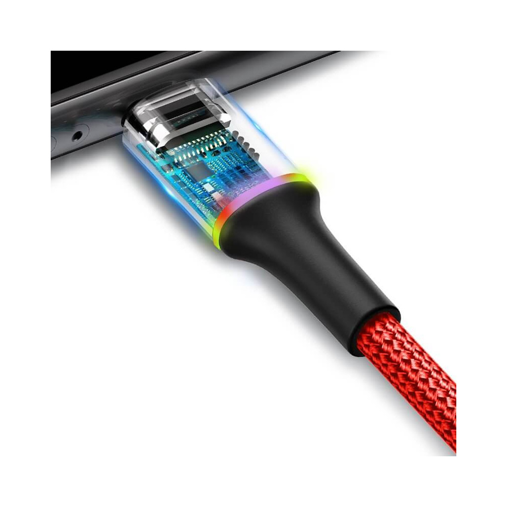 Câble USB Baseus Halo USB Vers USB Lightning 3m / 1.5A