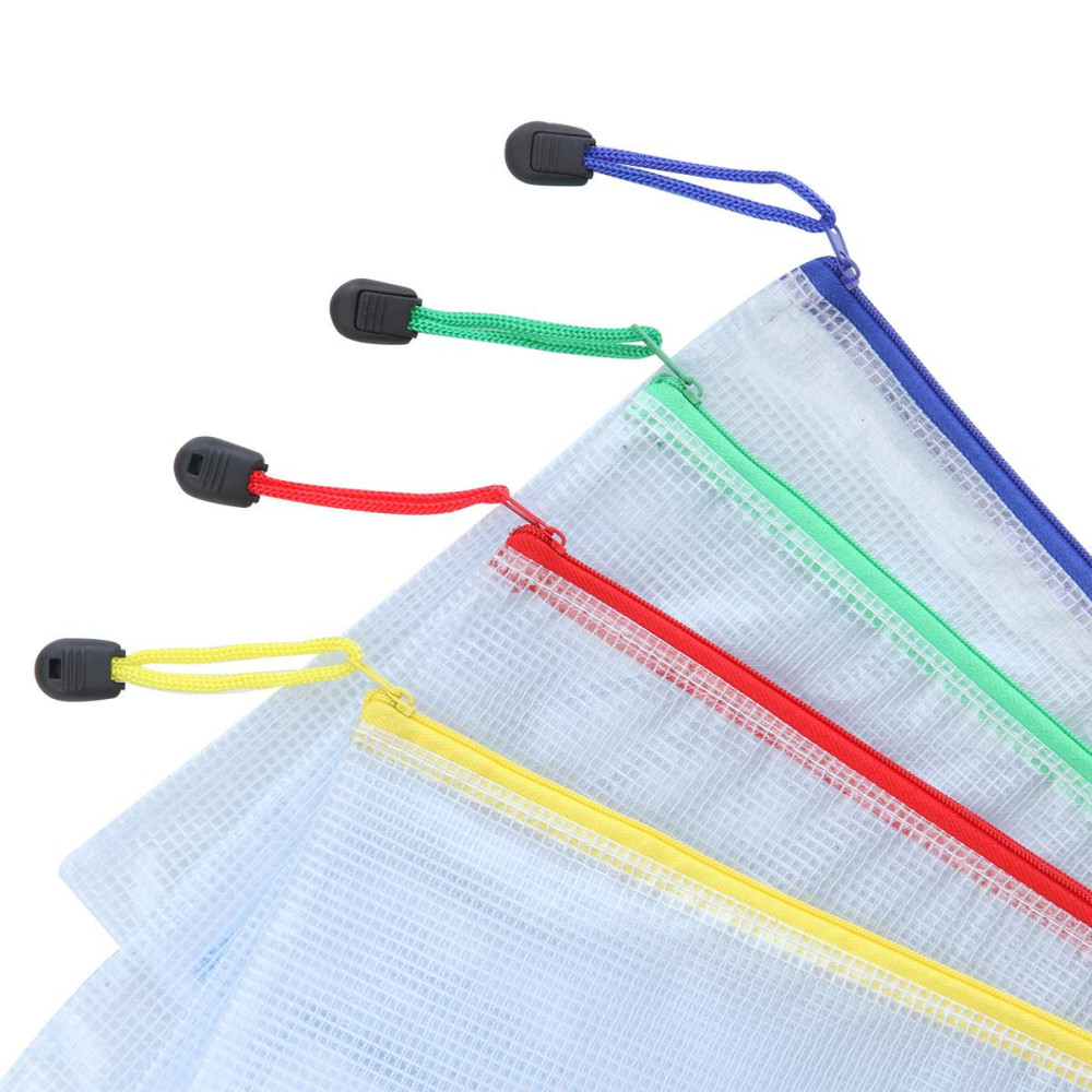 POCHETTE AVEC ZIP DELI / A4 / ASSORTIS