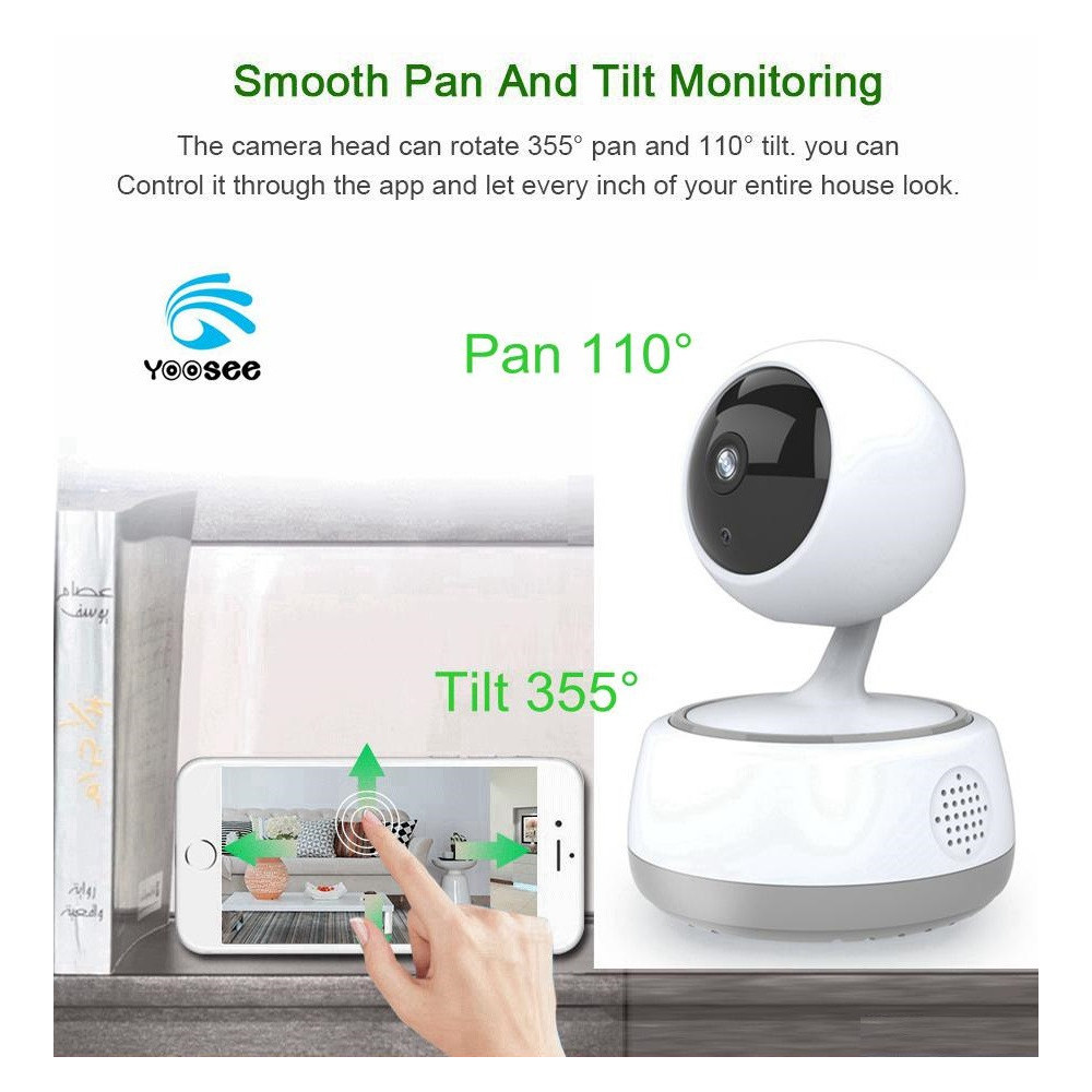 Caméra de Surveillance YOOSEE WIFI / 2MP / Blanc