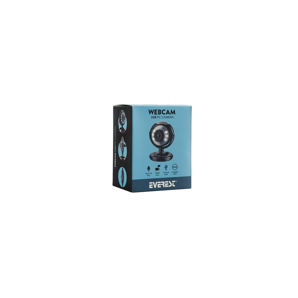 Webcam USB avec Microphone intégré Everest SC-824
