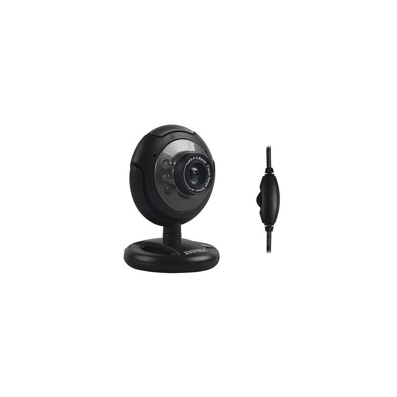 Webcam USB avec Microphone intégré Everest SC-824