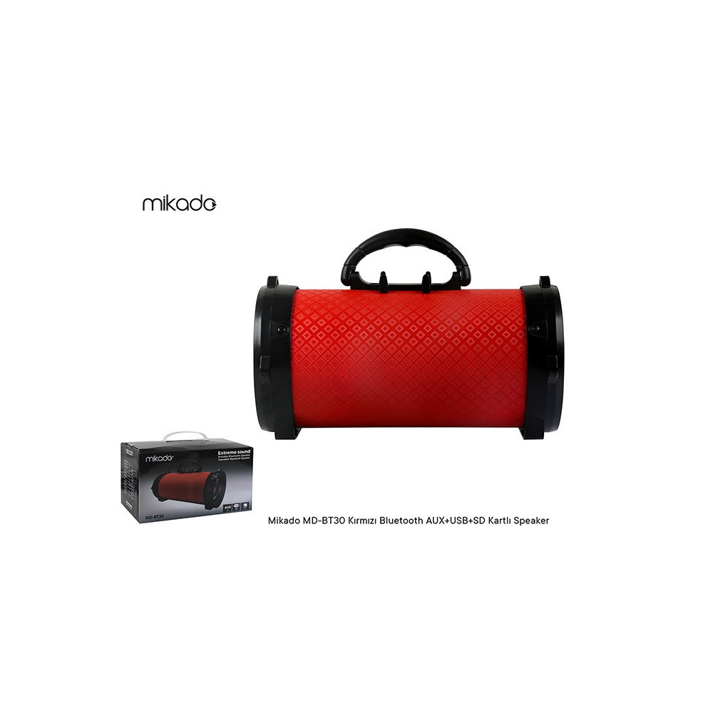 Haut-Parleur Bluetooth Mikado MD-BT30 Rouge