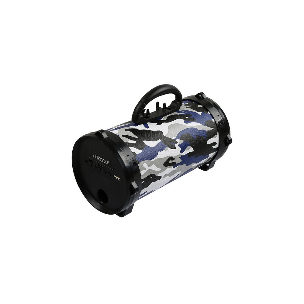 Haut-Parleur Bluetooth Mikado MD-BT30 Camouflage Bleu