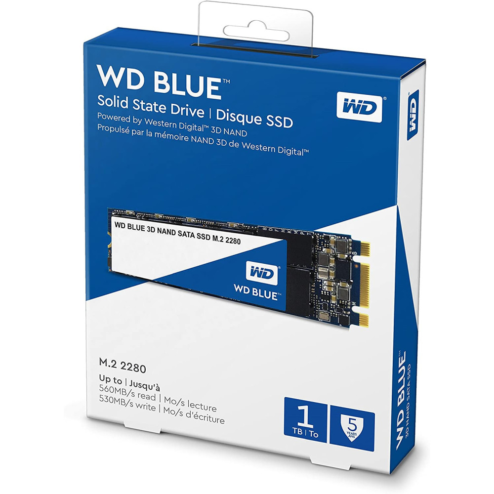 Disque Dur Interne SSD Western Digital Bleu / 1 To
