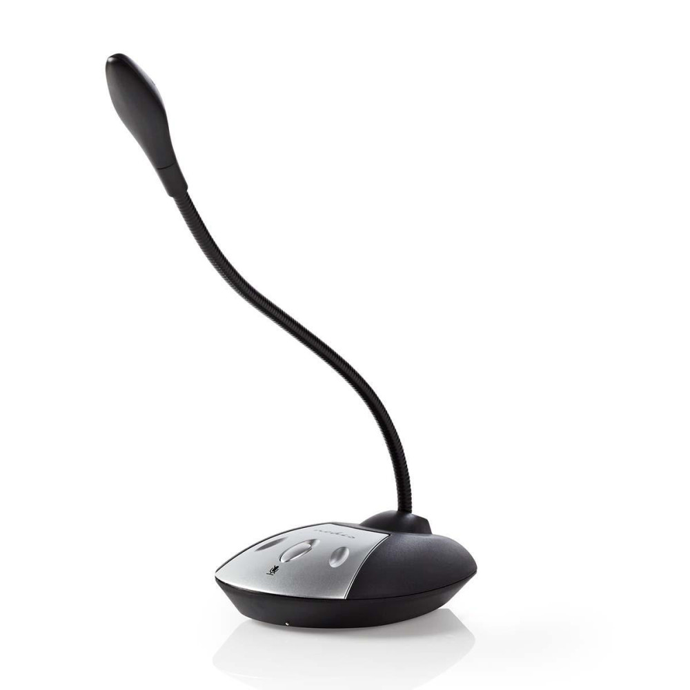 Microphone USB de Bureau Nedis MICDU100BK