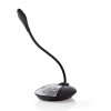 Microphone USB de Bureau Nedis MICDU100BK