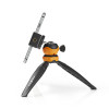 Mini Trépied Nedis ACMT10BK / 16 cm / Noir et Orange