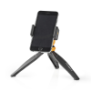 Mini Trépied Nedis ACMT10BK / 16 cm / Noir et Orange