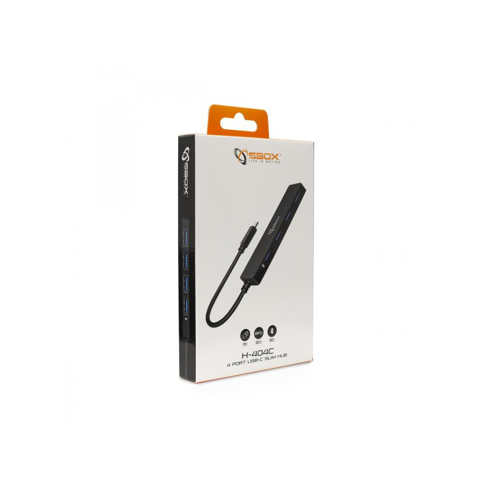 Hub SBOX H-404C Type-C  / 4 Ports USB 3.0