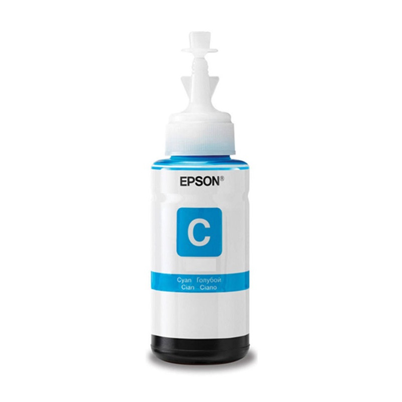 Bouteille d'encre Sublimation Compatible Epson Ecotank Cyan / 350 ml