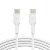 Câble 60W Boost Charge BELKIN USB-C vers USB-C / 1 m / Blanc