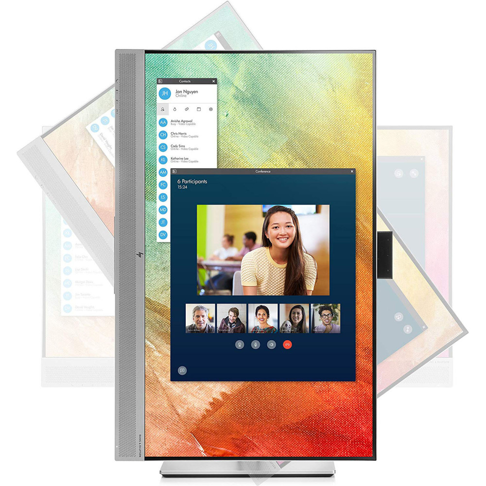 Ecran HP EliteDisplay E273 27" Pivotant Full HD avec Webcam HD